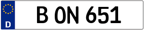 Truck License Plate